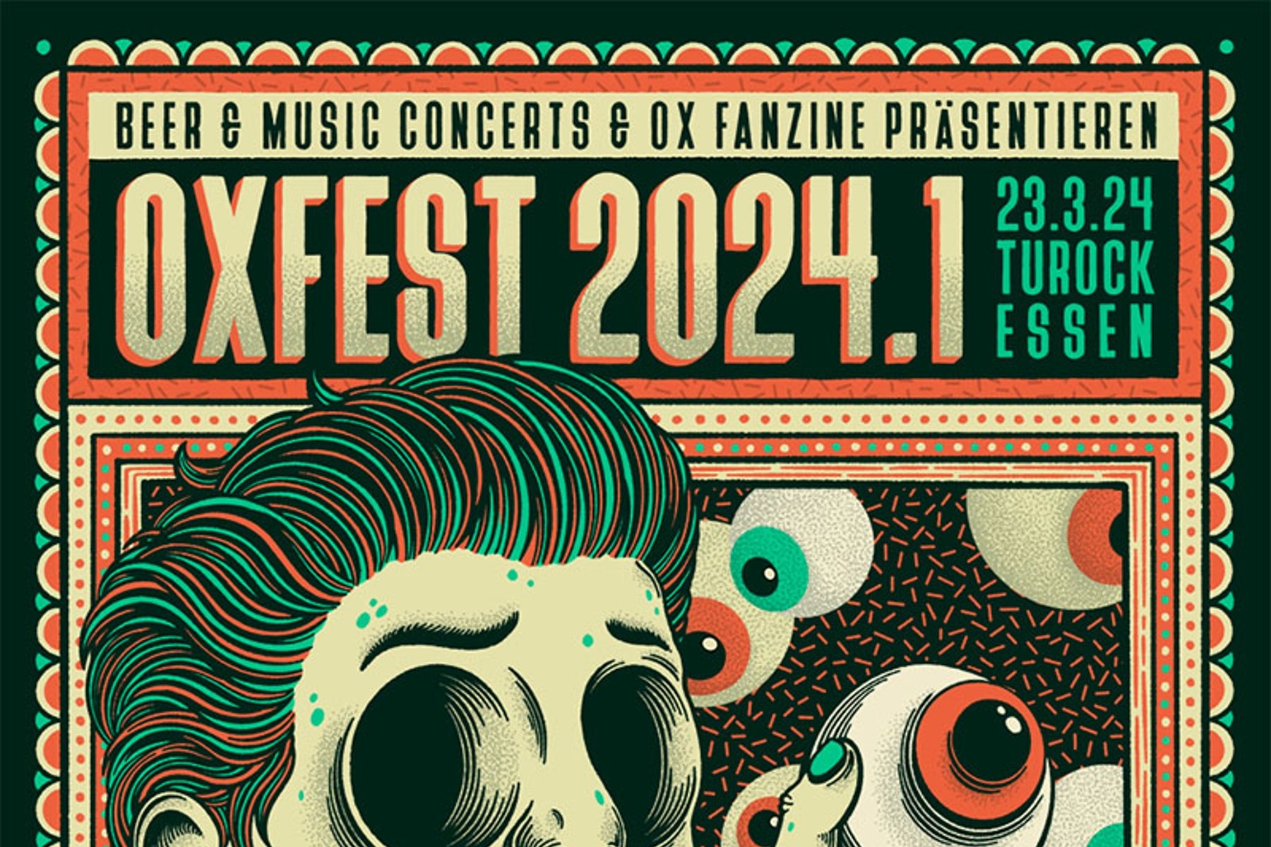 und so sieht das Artwork der Poster für das OxFest 2024 aus