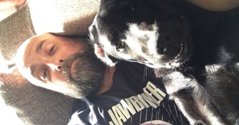 SMALL BROWN BIKE: Travis Dopp hat Krebs